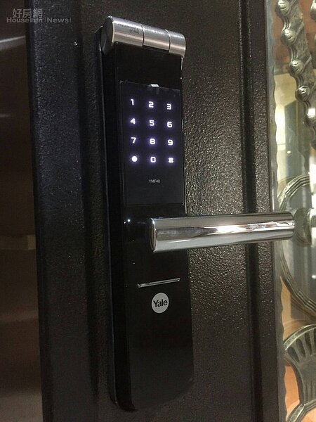 電子密碼鎖安全程度不亞於機械鎖。圖/葛禮法科技網站。