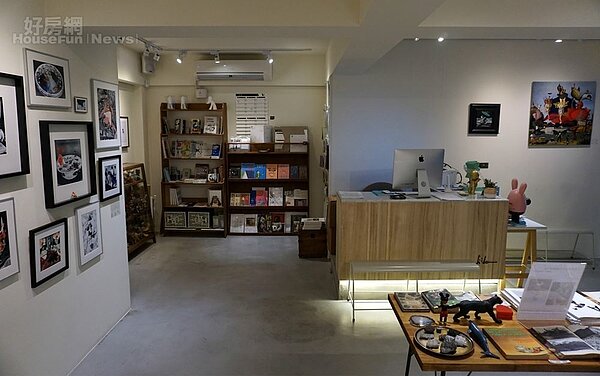 4.室內採光佳、格局方正,空間使用白色系為基調,大小約20坪。