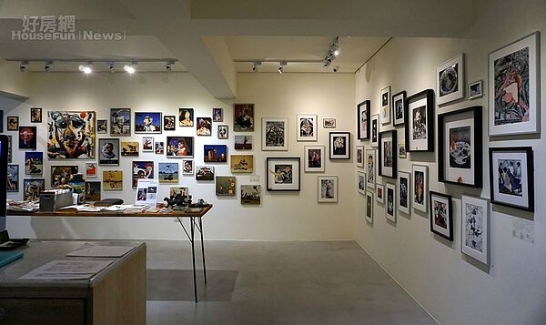 5.空間用途以展覽為主,特地把所有管線藏起來,僅留幾列軌道燈,希望大家能聚焦在作品上。