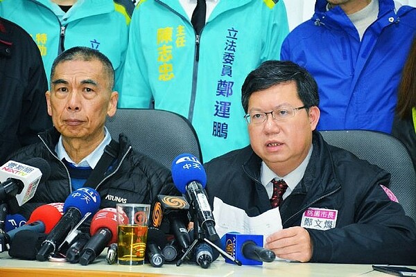 針對29日中油廠爆炸火警,市長鄭文燦要求中油盡速提出遷廠時程表(圖/桃園市政府提供)