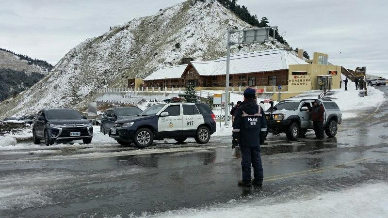 合歡山下雪(營建署太管處提供)