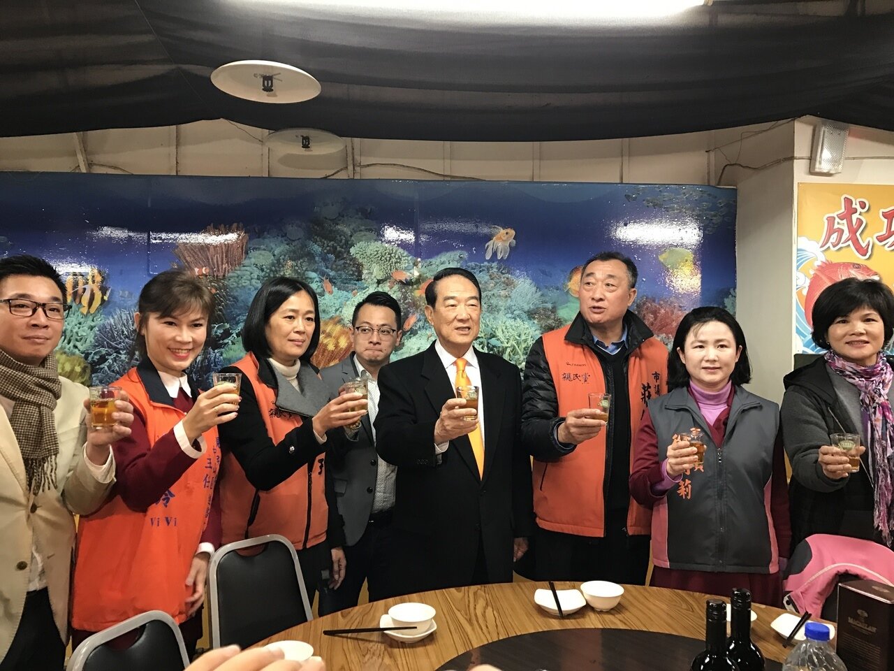 宋楚瑜今天到基隆,被問到如何看待國民黨基隆市長初選民調出包,他說,20多年前自己就是民調的受害者。記者吳淑君/攝影