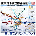 日推「地下鐵」扭蛋　連地勢起伏都看的出來！