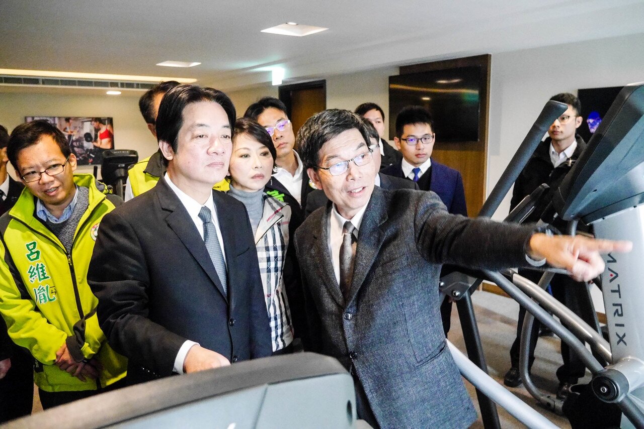 行政院長賴清德今天到台南參加南鐵照顧住宅完工儀式。記者鄭維真/攝影