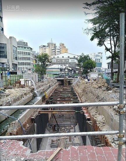 台中綠川整治工程。圖／googlemaps