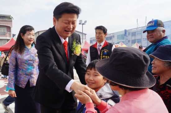 花蓮客家文化生活廣場開幕,縣長傅山昆萁出席。(圖/取自花蓮縣政府)