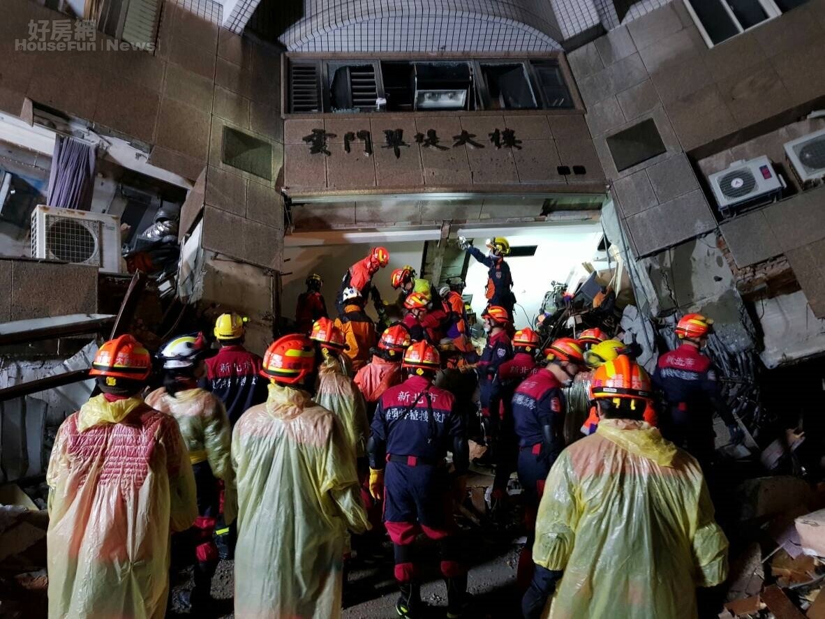 206地震207救難現場。(救難人員提供)