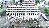 花蓮強震塌陷　統帥大飯店開拆