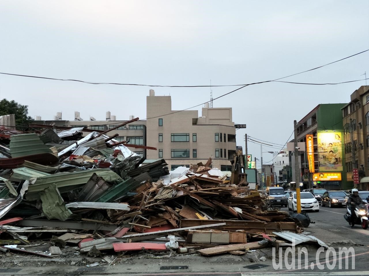 台南麻豆嘟嘟餐廳拆除，將建透天厝，價位創地方新高。記者謝進盛/攝影