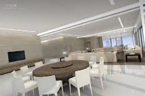 飯廳內的圓桌可容多人共餐。圖/摘自designcorpltd(designcorpltd官網)