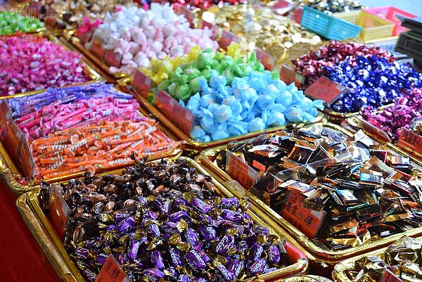 過年吃喜糖。(好房網News記者 陳韋帆/攝影)