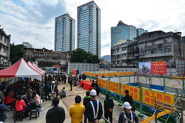歷經多年,永春都更案終於動工。(好房網News記者 陳韋帆/攝影)