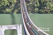 復興吊橋、內灣老街　擠爆