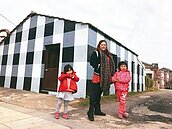 金門呂厝「花帔」屋吸睛　打卡熱點