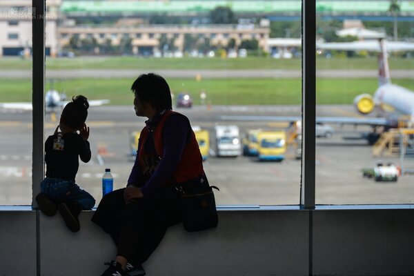 松山機場 觀景台 拍飛機 看飛機