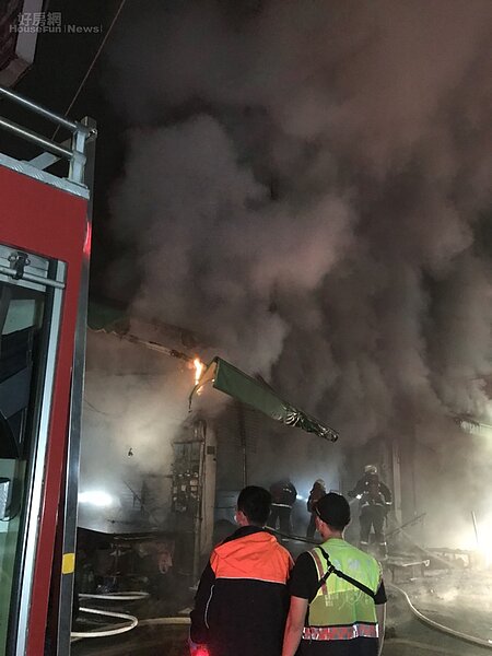 彰化永安街凌晨大火釀2死慘事。圖/消防署