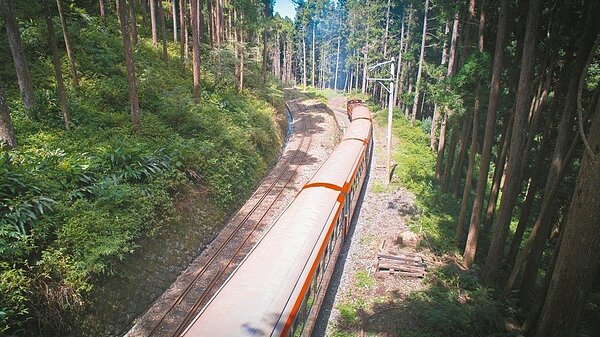 阿里山森鐵經過三次震動檢測,鐵路局、交通部專家履勘檢查,並邀日本軌道專家提供建議,交通部認為檢討改善已經到位,同意今天復駛。 圖/賴國華提供