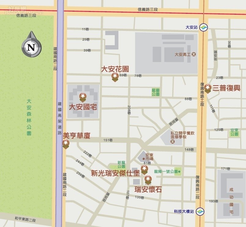 台北市大安區 蛋黃核心名人群聚瑞安街生活圈p5 好房網雜誌no 58 好房網news