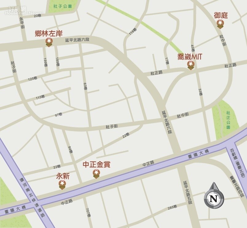 台北市 士林區/北市門牌親民房價 社子生活圈