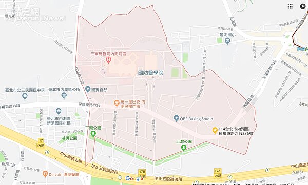 台北市最有錢里。(截自GoogleMap)