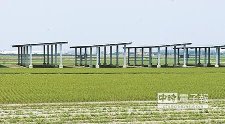 一般農地種電,若農地非農用,農民面臨被課徵地價稅,若移轉還要課土地增值稅。(周麗蘭攝)