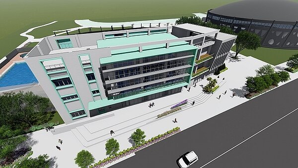 鳳山市民運動健身中心 預計明年5月完工(高雄市政府)