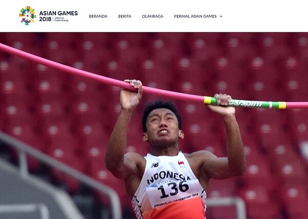 圖/截取自印尼雅加達亞運會。