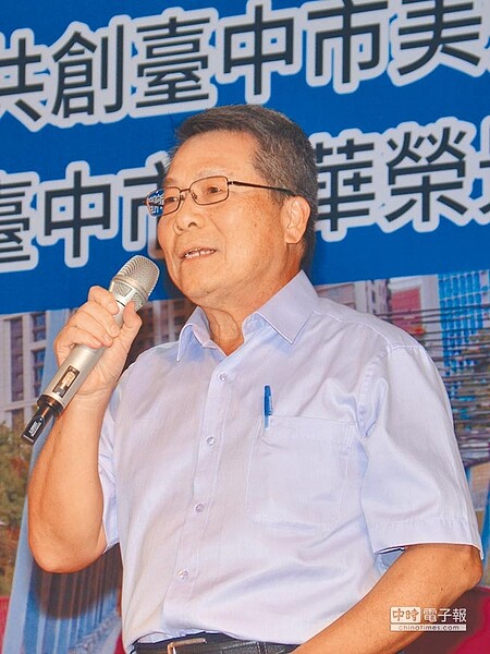 台中市議會祕書長張世禎（沈揮勝攝）