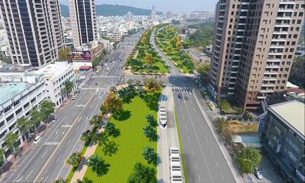 馬卡道路美術館段未來將改造綠蔭大道（高市府工務局新工處）
