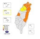 全台10縣市高溫警戒　宜蘭體感溫度恐飄破40度