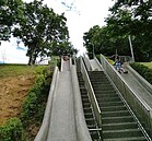 北市石潭公園溜滑梯　2層溜刺激