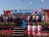 陳福海開啟水閘門　3000人見證金廈共飲一江水