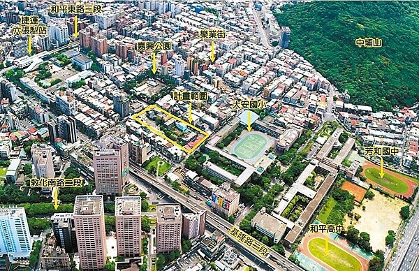 國家住宅及都市更新中心釋出三大招商案,台電嘉興街都更案預計可創造百億產值,成為公辦都更的「領跑指標案」。 住都中心/提供