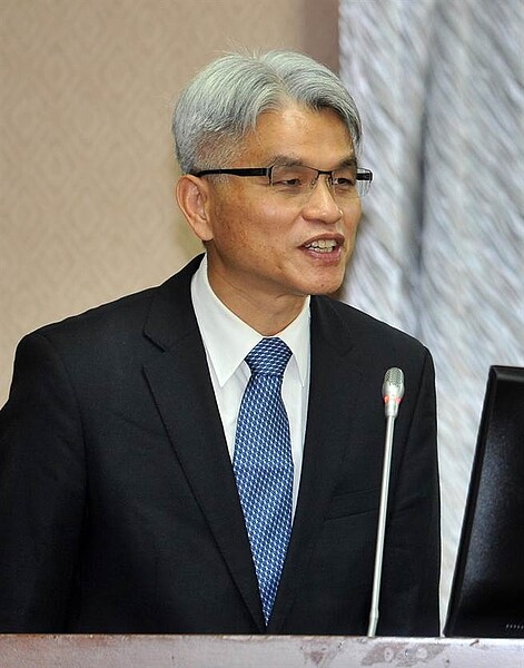 中選會主委陳英鈐。(劉宗龍攝)