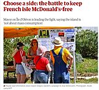 反對麥當勞進駐　法國小島籲民眾參與