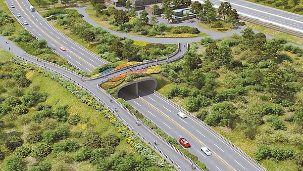 新北市淡北道路目前仍在二階環評,市府經4年研究調查重提環評報告書,日前初審後專案小組要求11月底前補件再審。 圖/新北市工務局提供