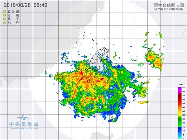今明兩天仍受低壓帶及西南氣流影響,中南部及東南部整天降雨時間長,其他各地也有短暫雨,午後要留意局部的短時強降雨,外出要記得攜帶雨具備用。圖/擷取自氣象局網站