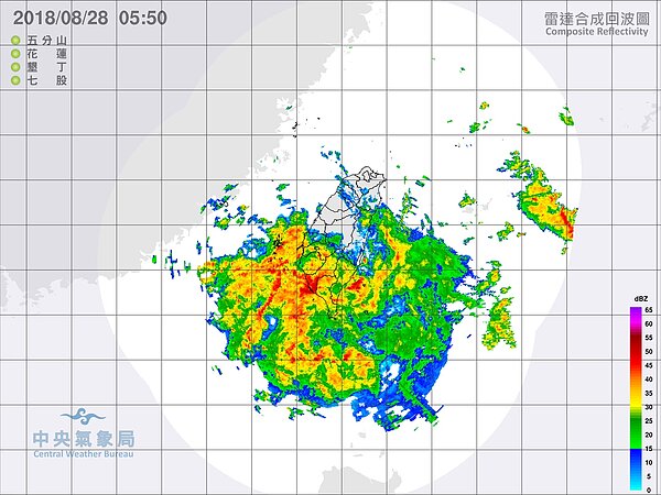 中央氣象局發布豪雨特報。圖/擷取自氣象局網站