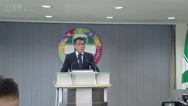 民進黨發言人鄭運鵬(好房網news/王思云攝影)