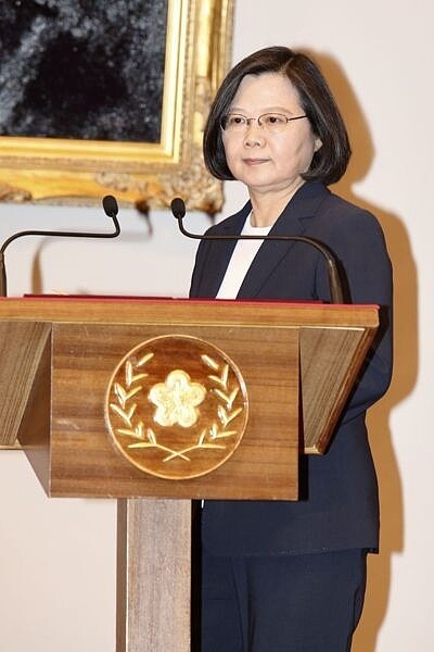 北京認為,蔡英文總統幫美國打「台灣牌」對付大陸,讓他們不滿。記者林伯東/攝影