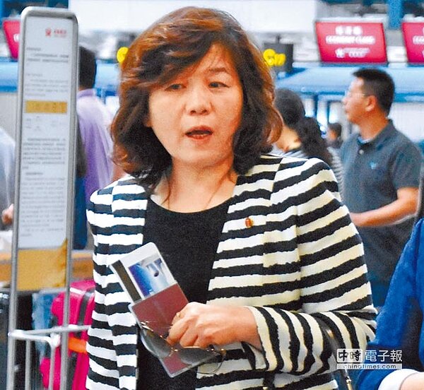 北韓副外長崔善熙(美聯社/共同社提供)