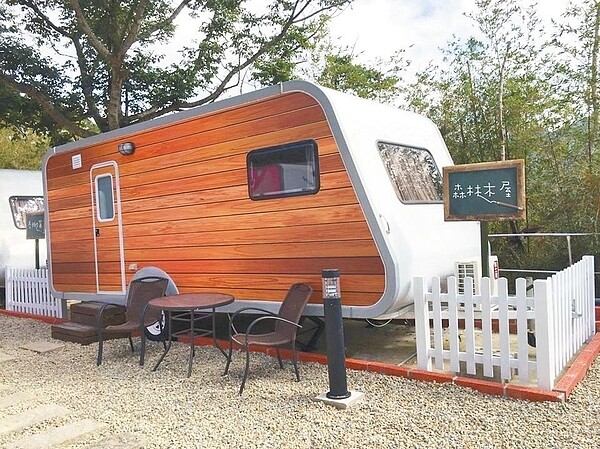 露營車外觀色彩繽紛。 圖/綠光森林提供