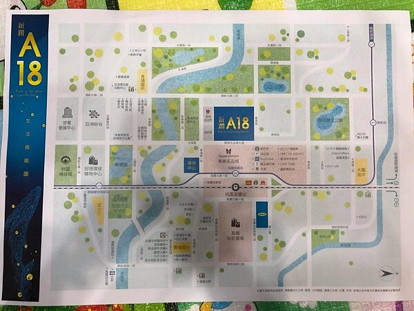 青埔周邊地圖(李佳樺提供)