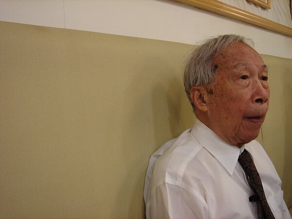 國父紀念館設計者王大閎。記者陳宛茜/攝影 