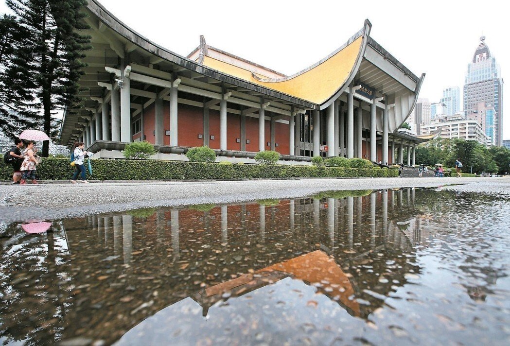 建築師王大閎設計的國父紀念館。 圖／聯合報系資料照片