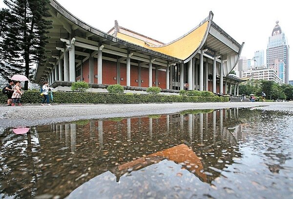 建築師王大閎設計的國父紀念館。 圖／聯合報系資料照片