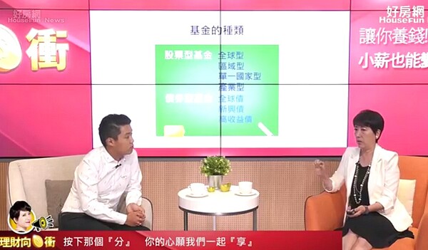 理財 投資 基金 4433 好房網TV 林奇芬 理財向錢衝