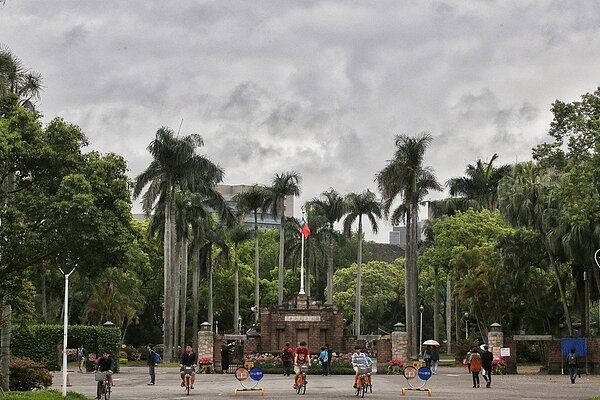 台大校門。本報資料照片