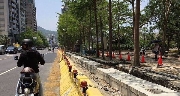 高雄市二階輕軌平面經美術館園區南面和大順路，引起不小反彈。圖／報系資料照