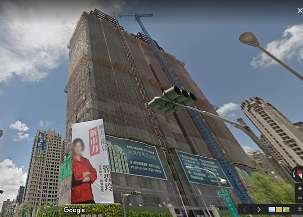 高雄大樓建案「雄崗信義美術館」(Google Map)